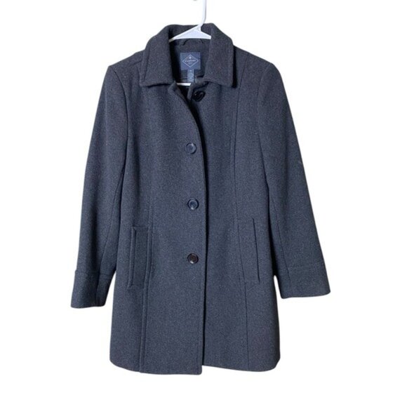 St. John’s Bay Women’s Wool Coat Duster Size SP Old Money Quiet Luxury C… - Picture 1 of 7